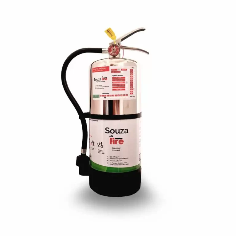 extintor tipo k acetato de potasio de 6 lts souza fire
